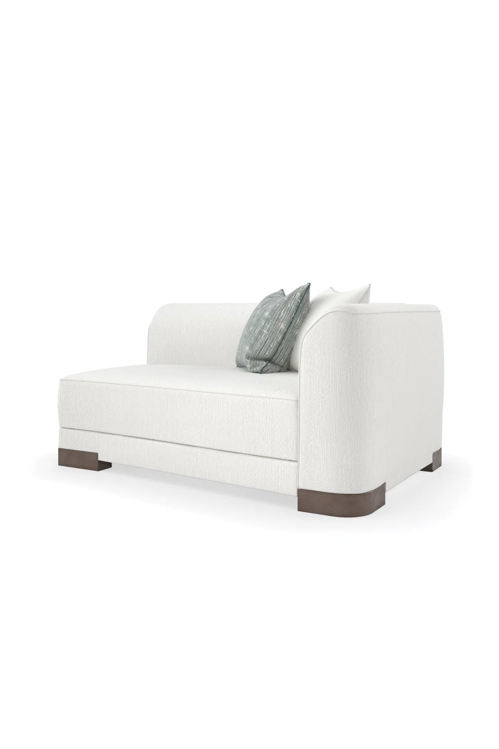 Luxury White Chenille Modular Chair Modern Italian Style for Villa