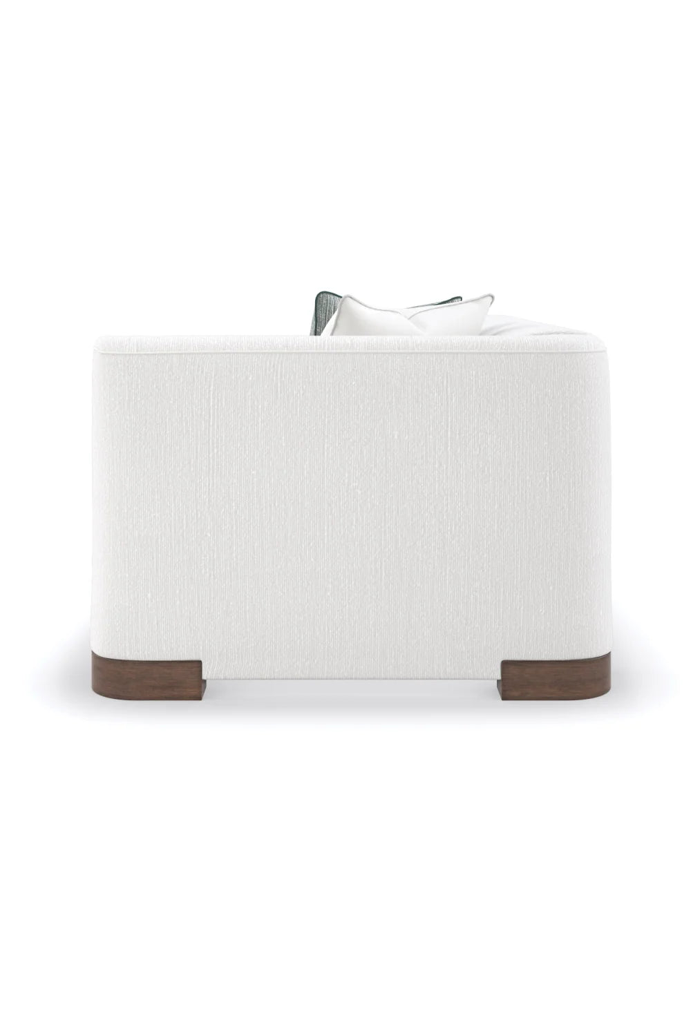 Luxury White Chenille Modular Chair Modern Italian Style for Villa