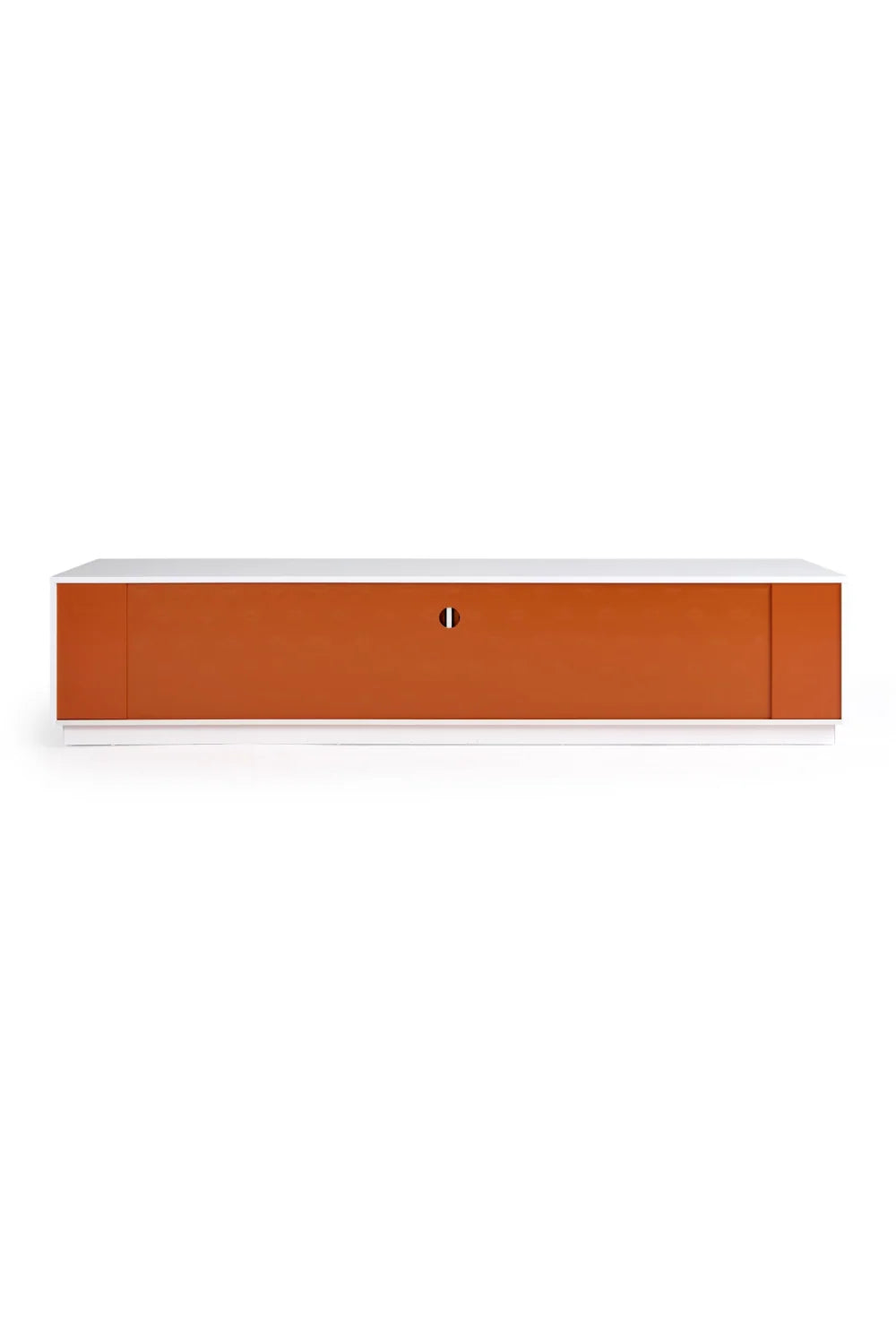 Luxury White Crocodile Textured Sideboard Modern Italian Style for Villa