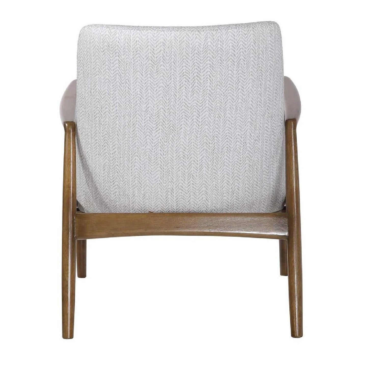 Luxury White Fabric Accent Chair European Style for Villa