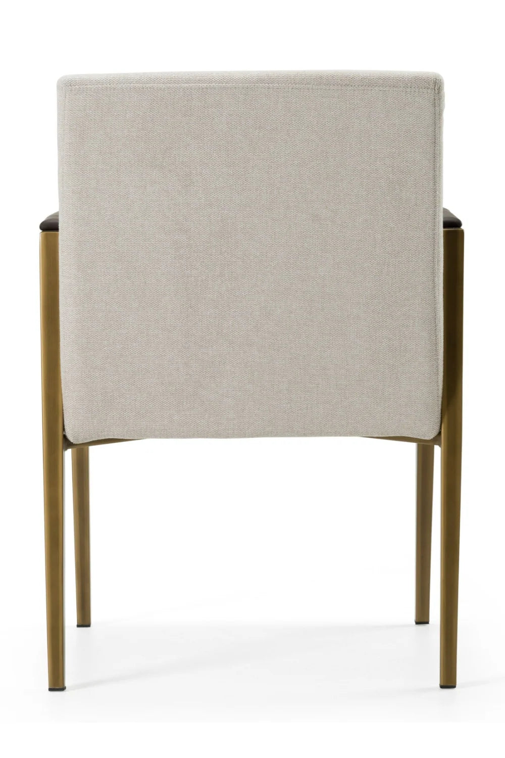 Luxury White Fabric Dining Chair European Style for Villa