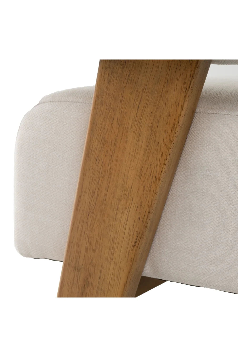 Luxury White Fabric Loveseat Modern Italian Style for Villa