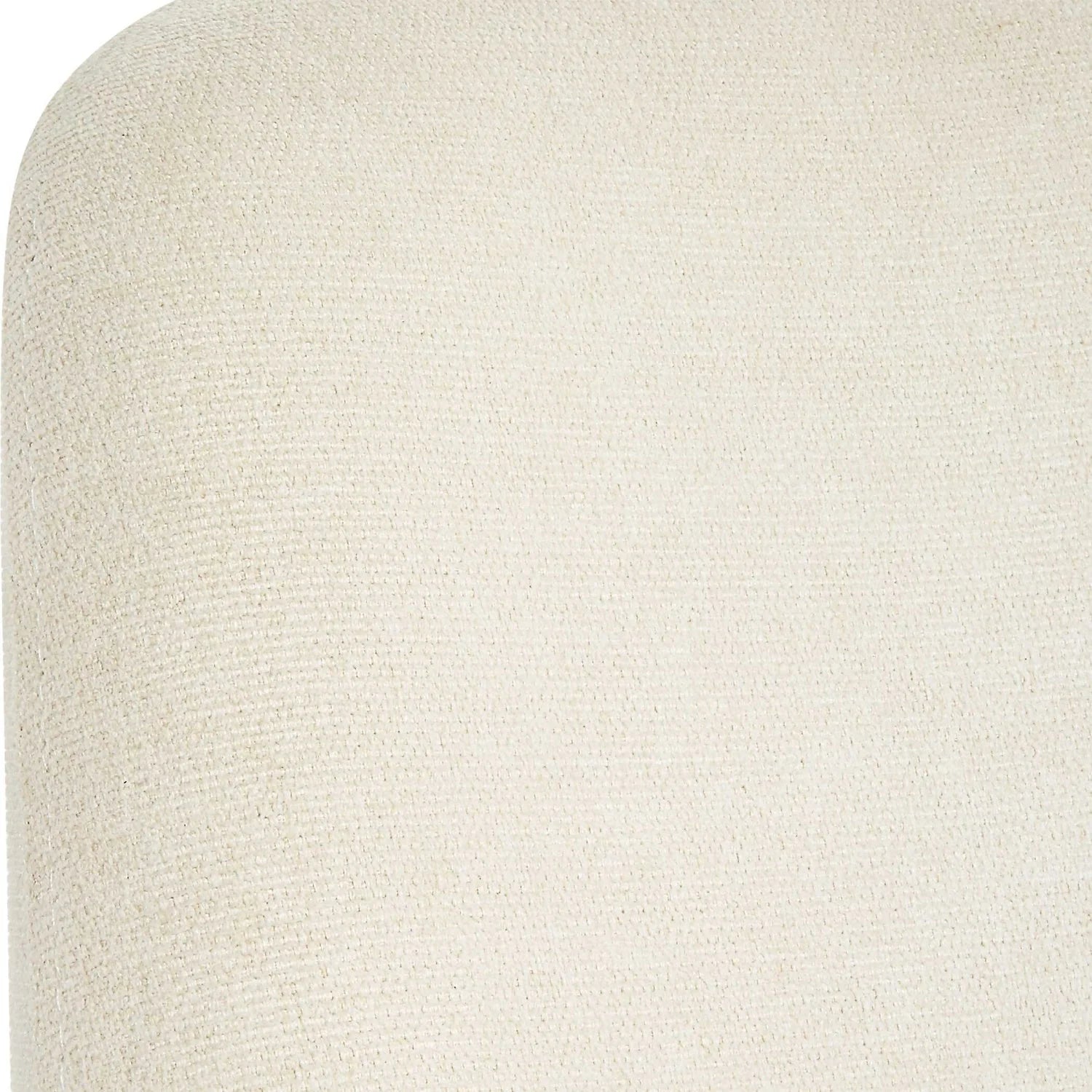 Luxury White Fabric Minimalist Dining Chair European Style for Villa