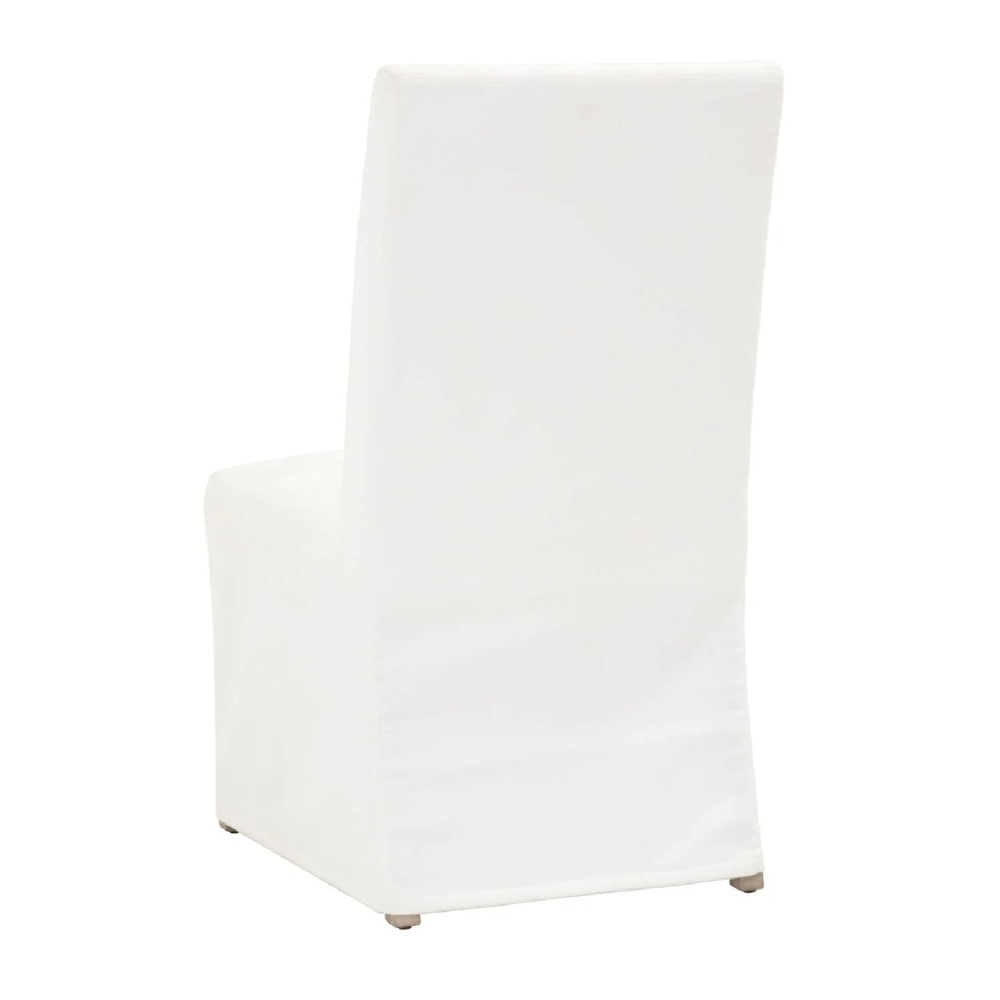 Luxury White Fabric Modern Dining Chair European Style for Villa