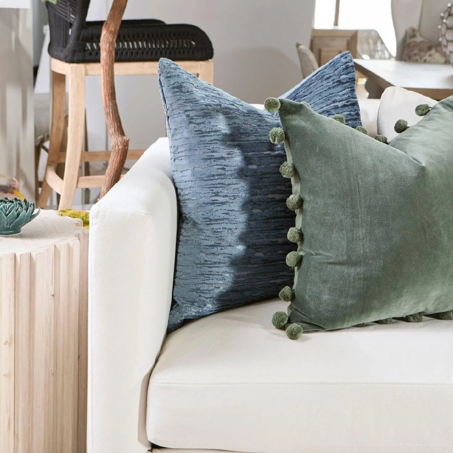 Luxury White Fabric Sofa Modern Italian Style for Villa