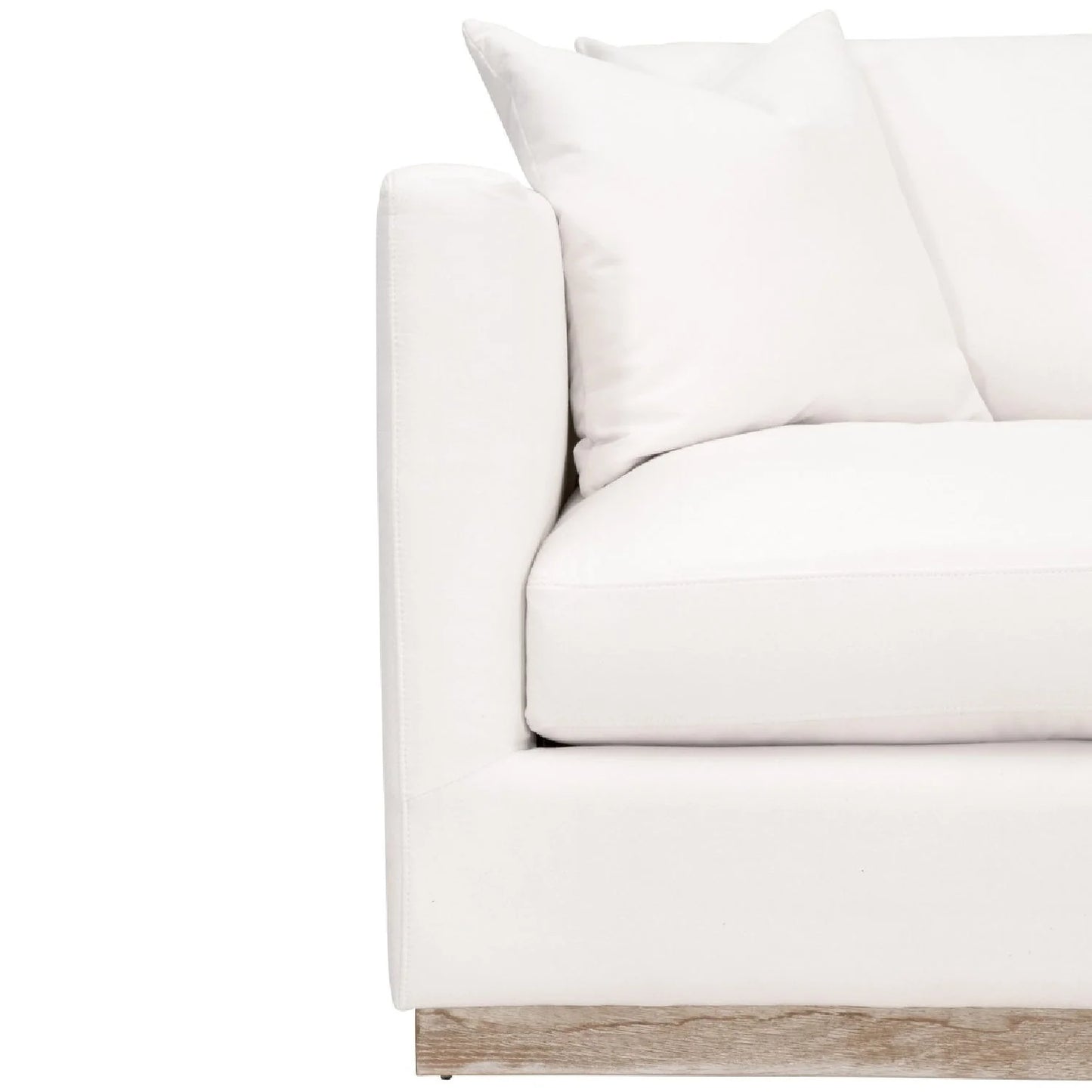 Luxury White Fabric Sofa Modern Italian Style for Villa