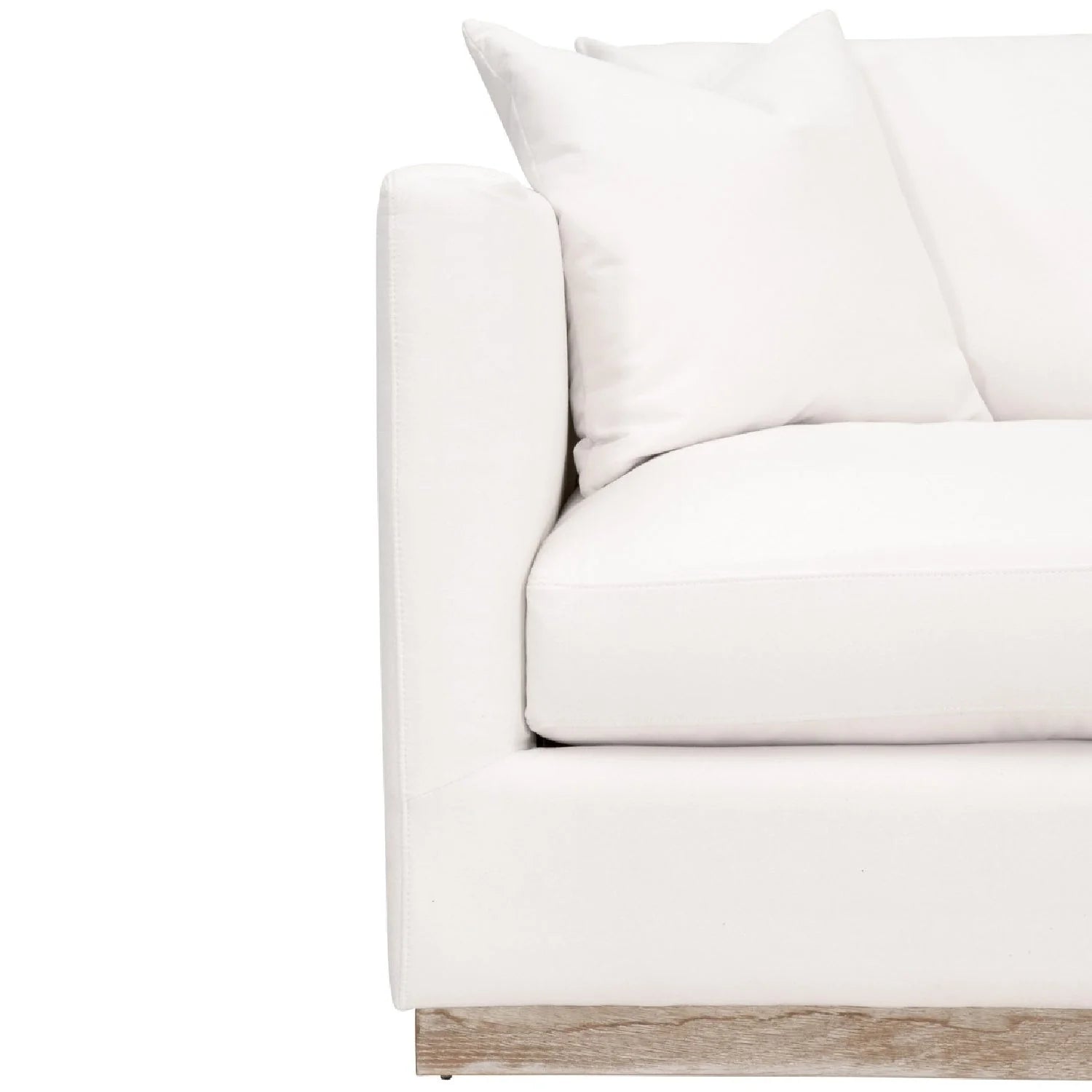 Luxury White Fabric Sofa Modern Italian Style for Villa