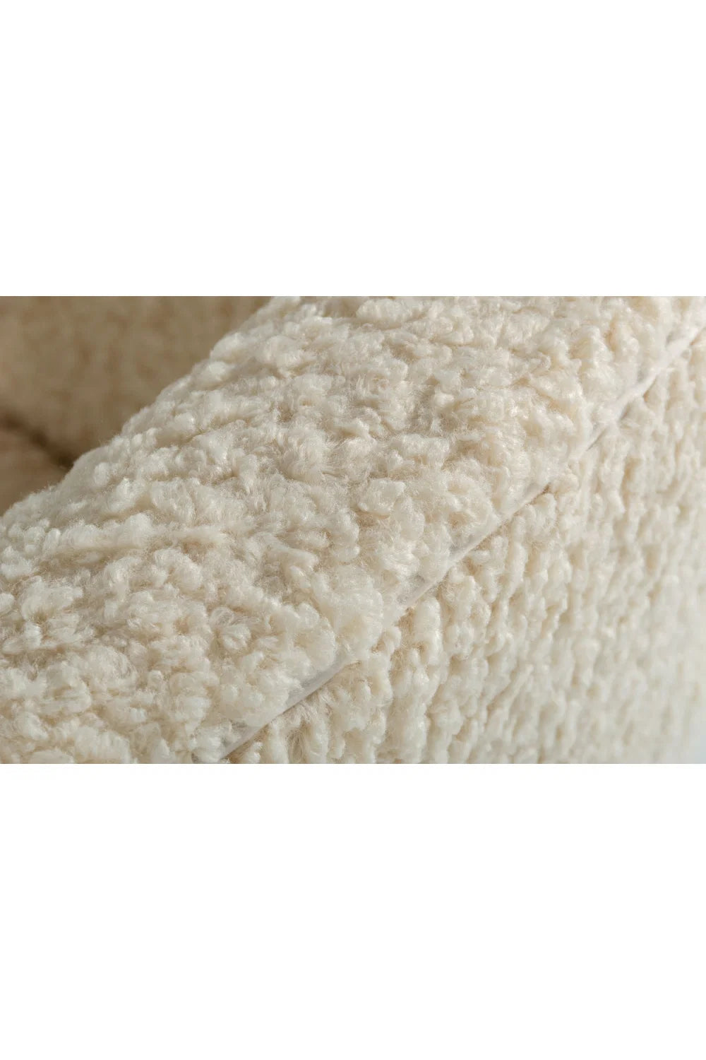 Luxury White Fur Lounge Chair Modern Italian Style for Villa