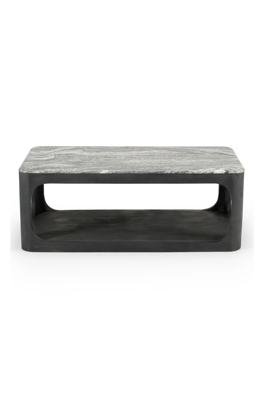 Luxury White Granite Coffee Table Modern Italian Style for Villa