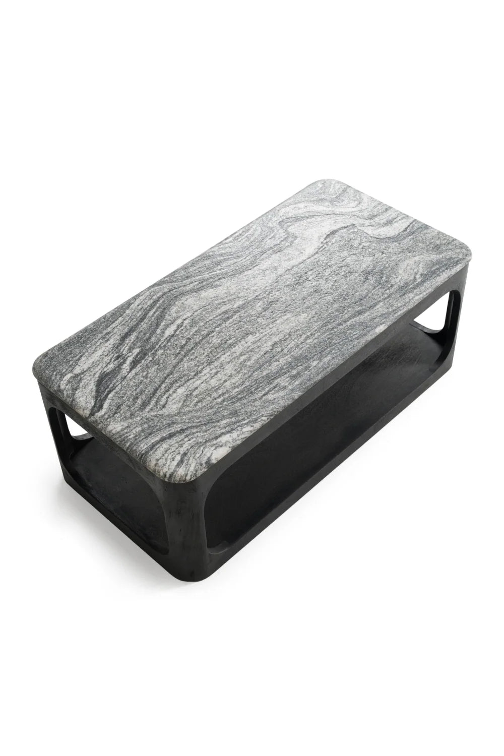 Luxury White Granite Coffee Table Modern Italian Style for Villa