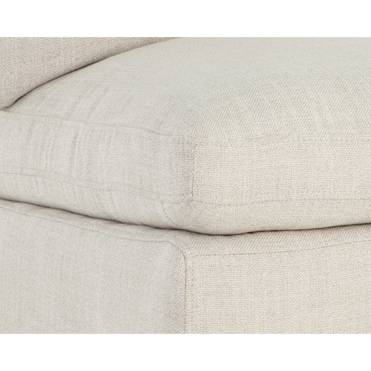Luxury White Linen Wheeled Dining Chair European Style for Villa