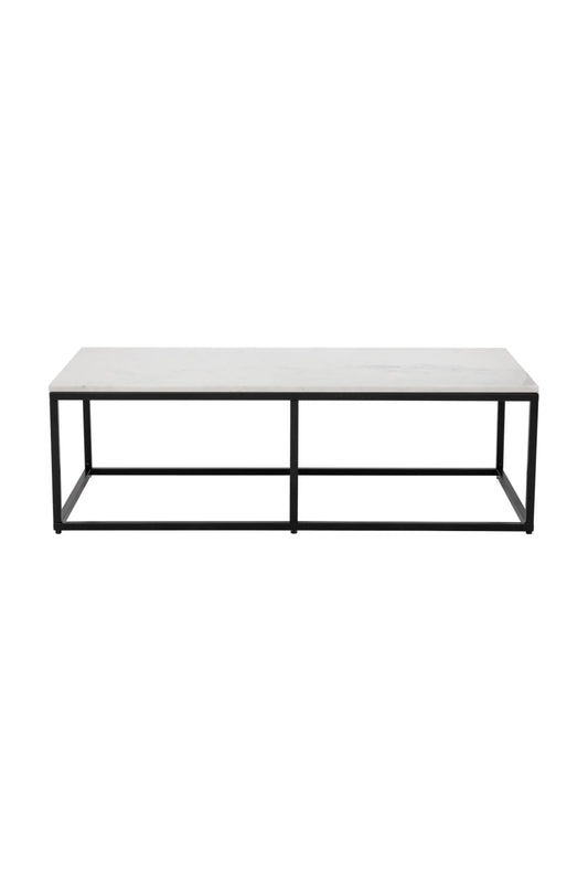 Luxury White Marble Coffee Table Modern Italian Style for Villa