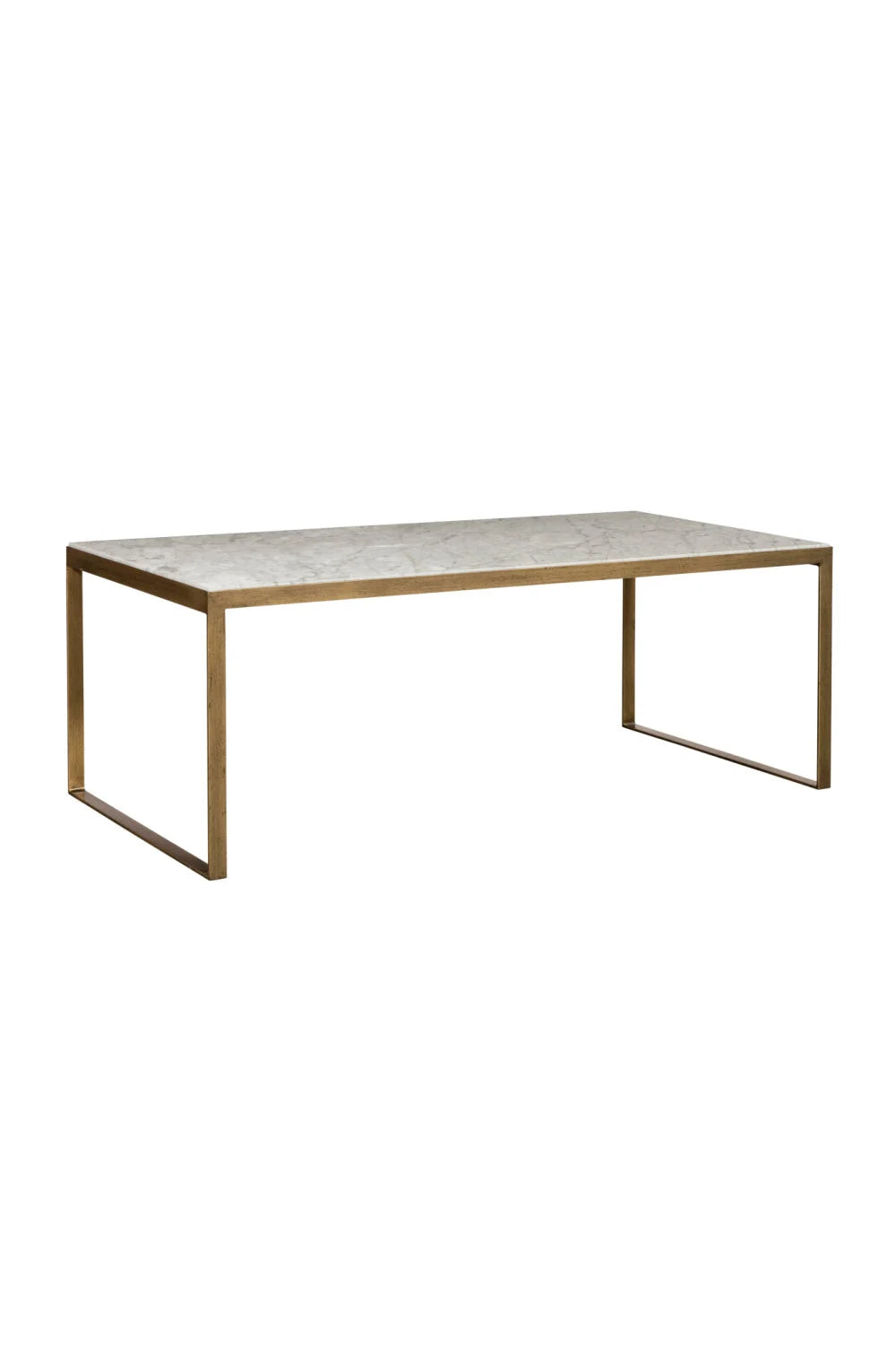 Luxury White Marble Coffee Table Modern Italian Style for Villa