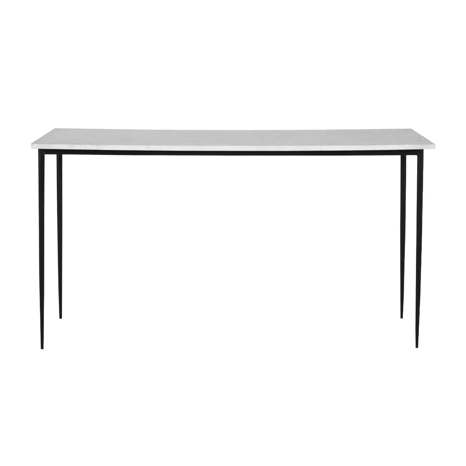 Luxury White Marble Console Table Modern Italian Style for Villa