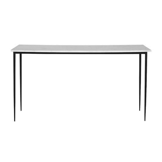 Luxury White Marble Console Table Modern Italian Style for Villa