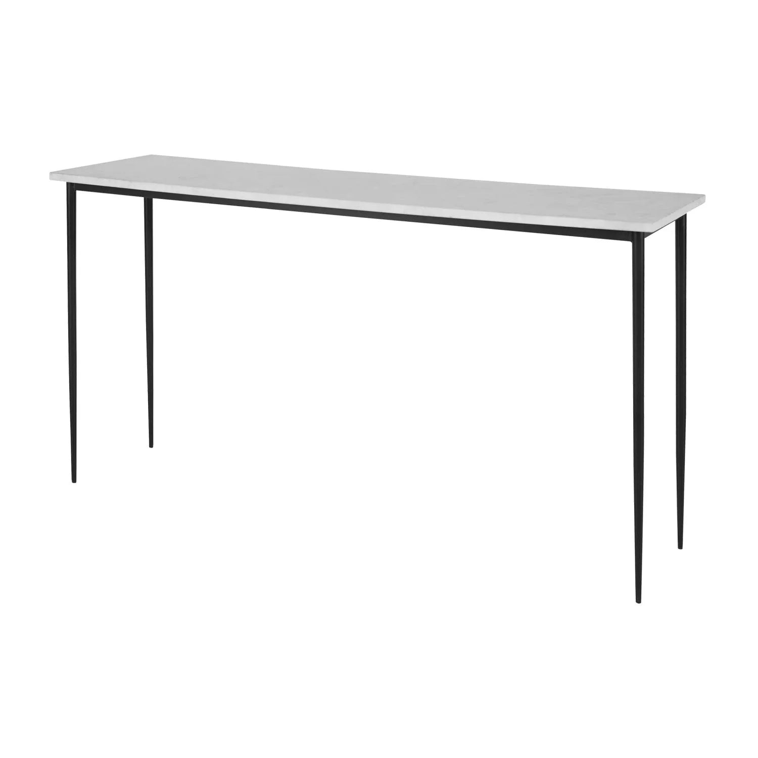 Luxury White Marble Console Table Modern Italian Style for Villa