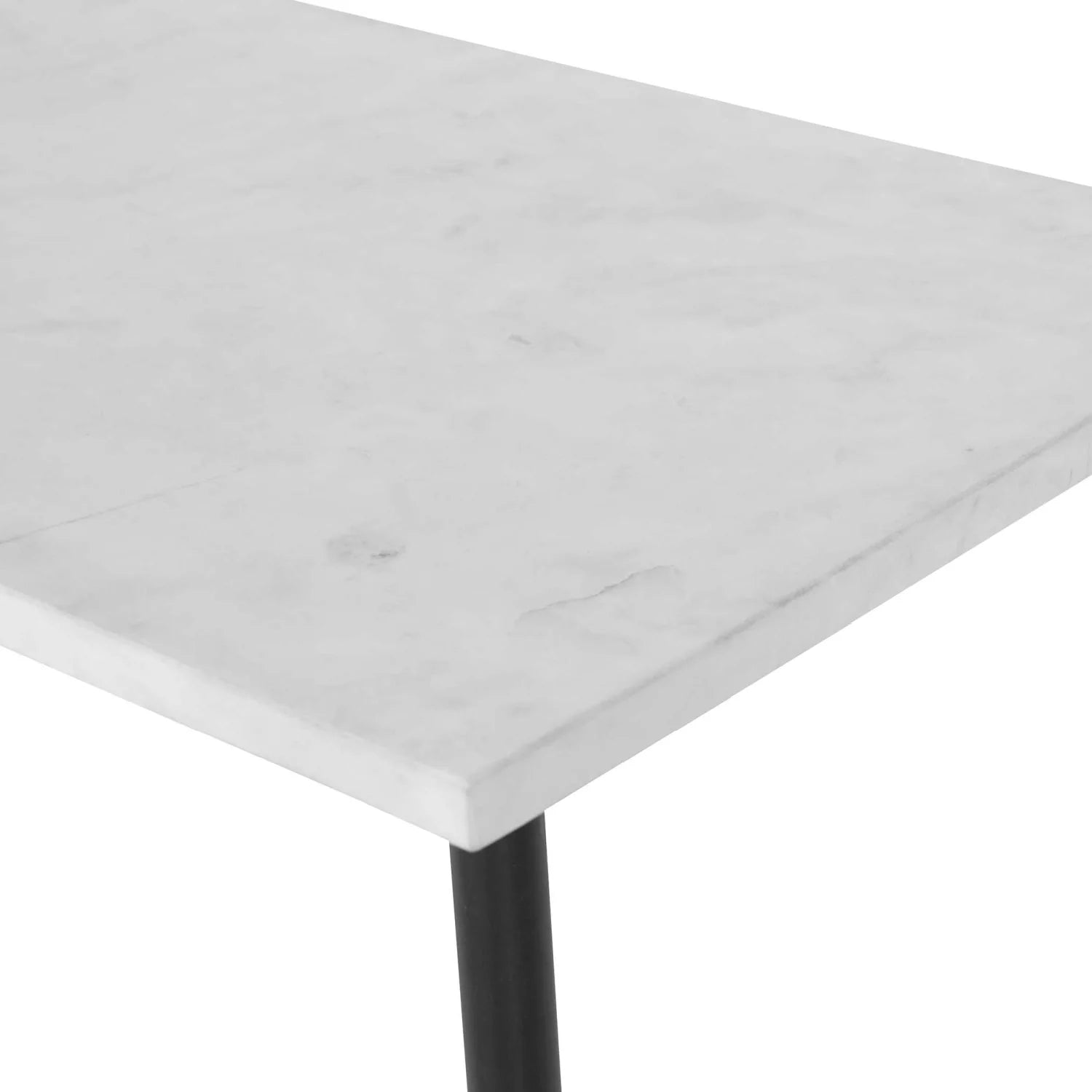 Luxury White Marble Console Table Modern Italian Style for Villa