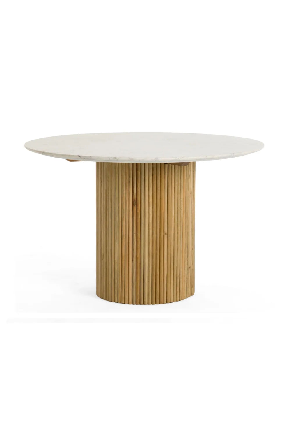 Luxury White Marble Dining Table Modern Italian Style for Villa