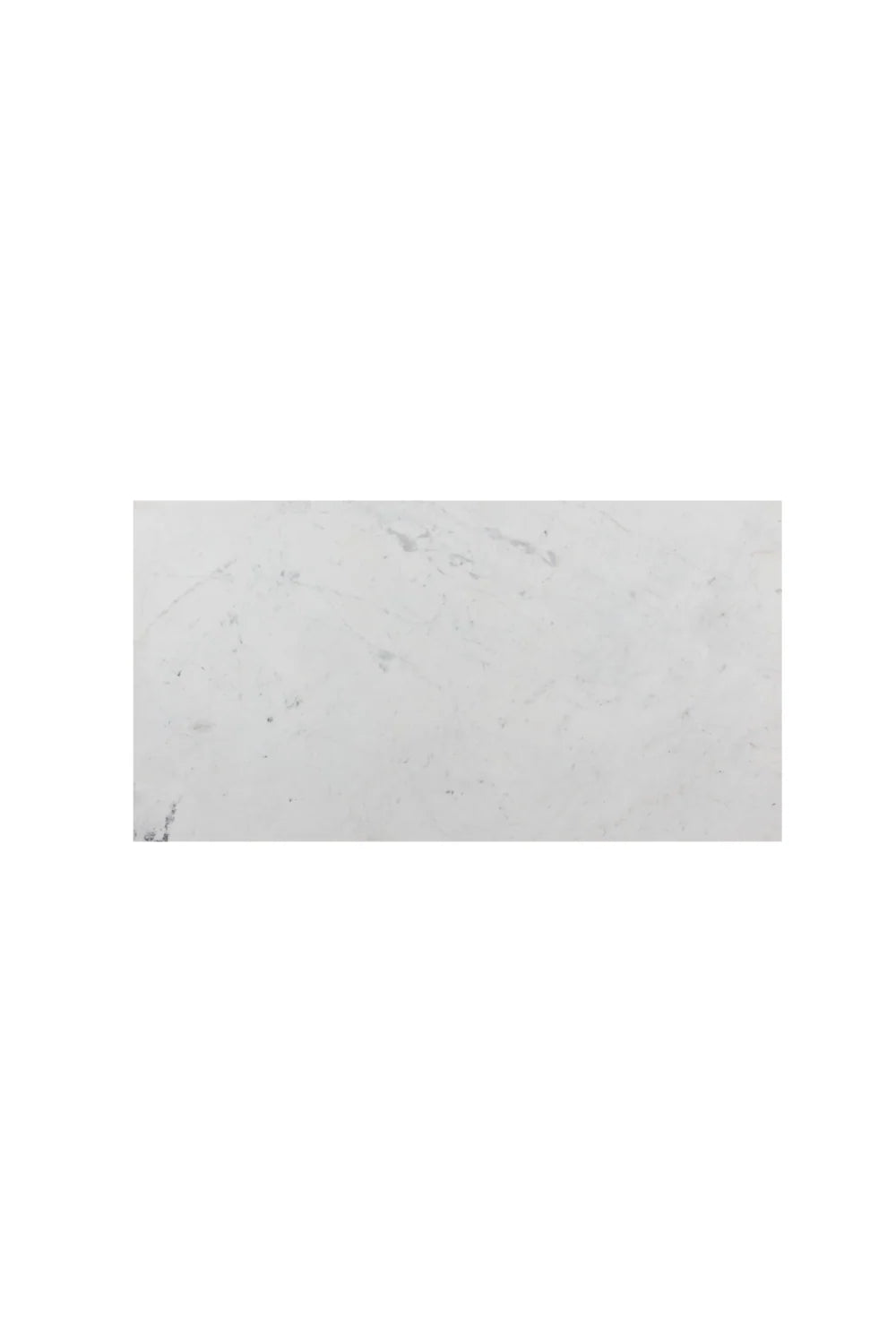 Luxury White Marble Rectangular Coffee Table Modern Italian Style for Villa