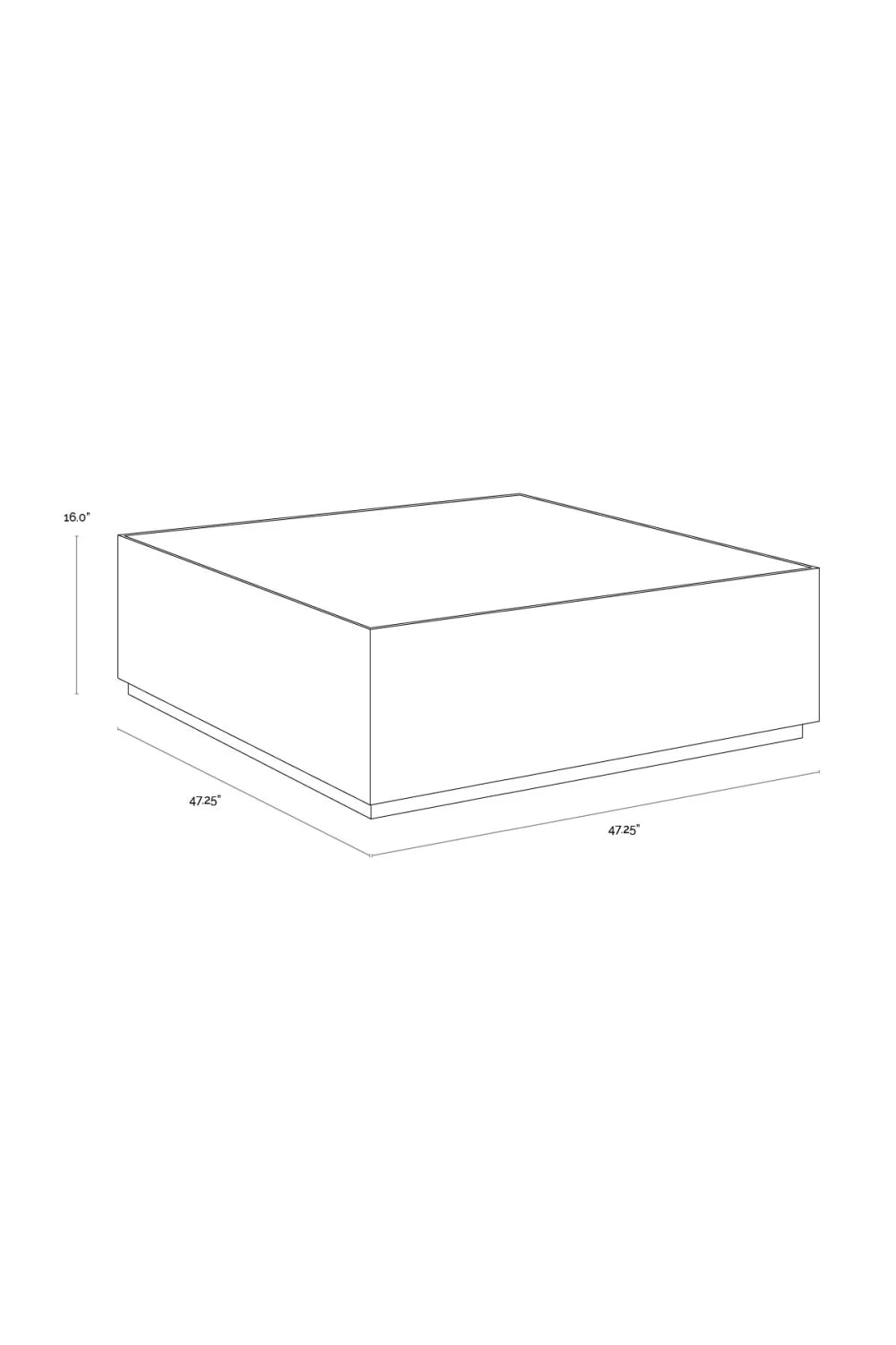Luxury White Marble Square Coffee Table Modern Italian Style for Villa