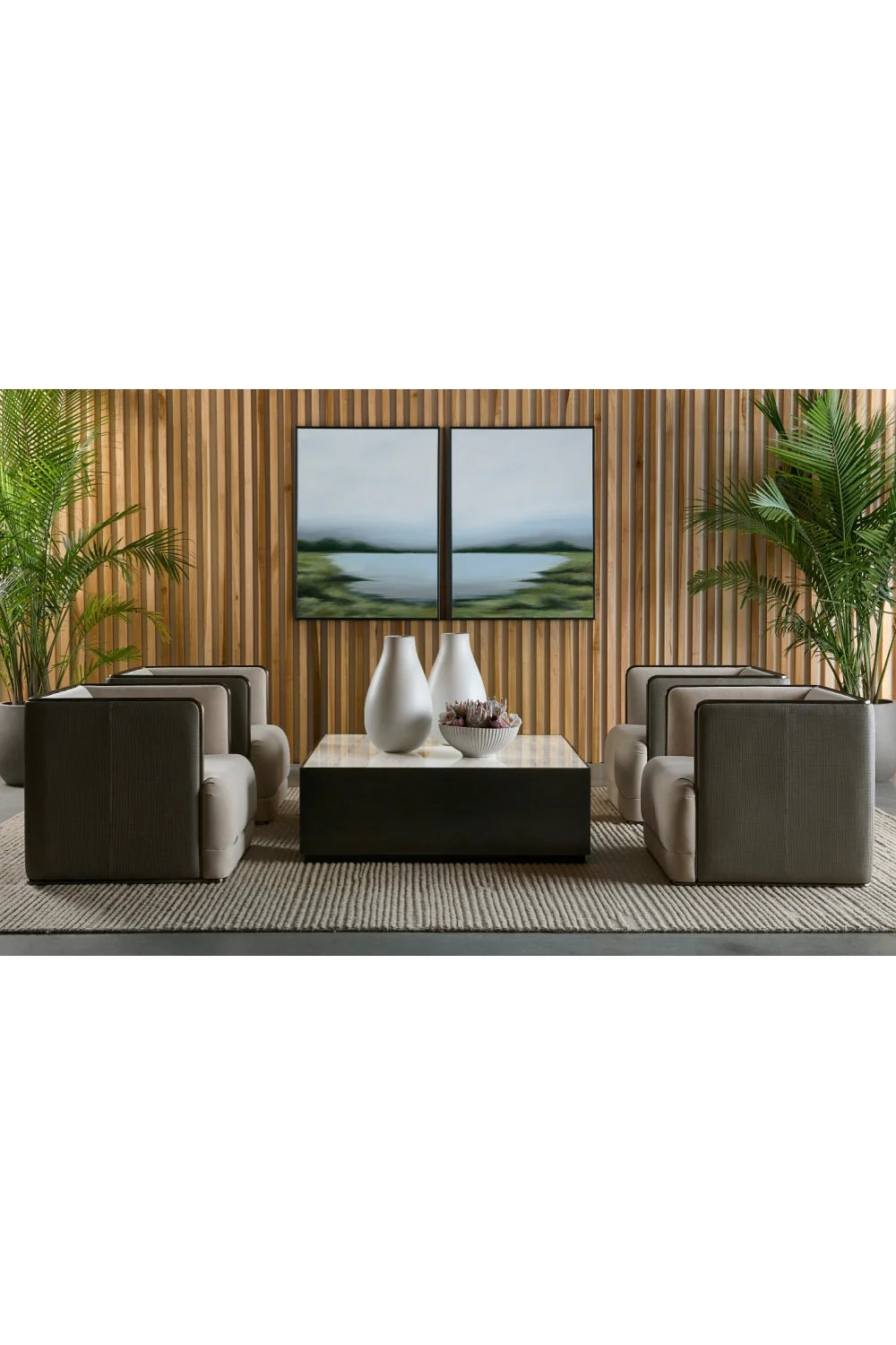Luxury White Marble Square Coffee Table Modern Italian Style for Villa