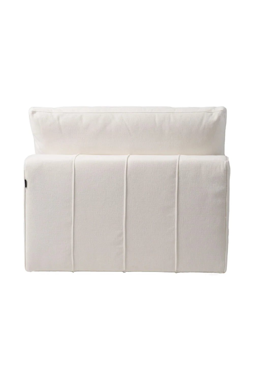 Luxury White Modular Armless Sofa Modern Italian Style for Villa