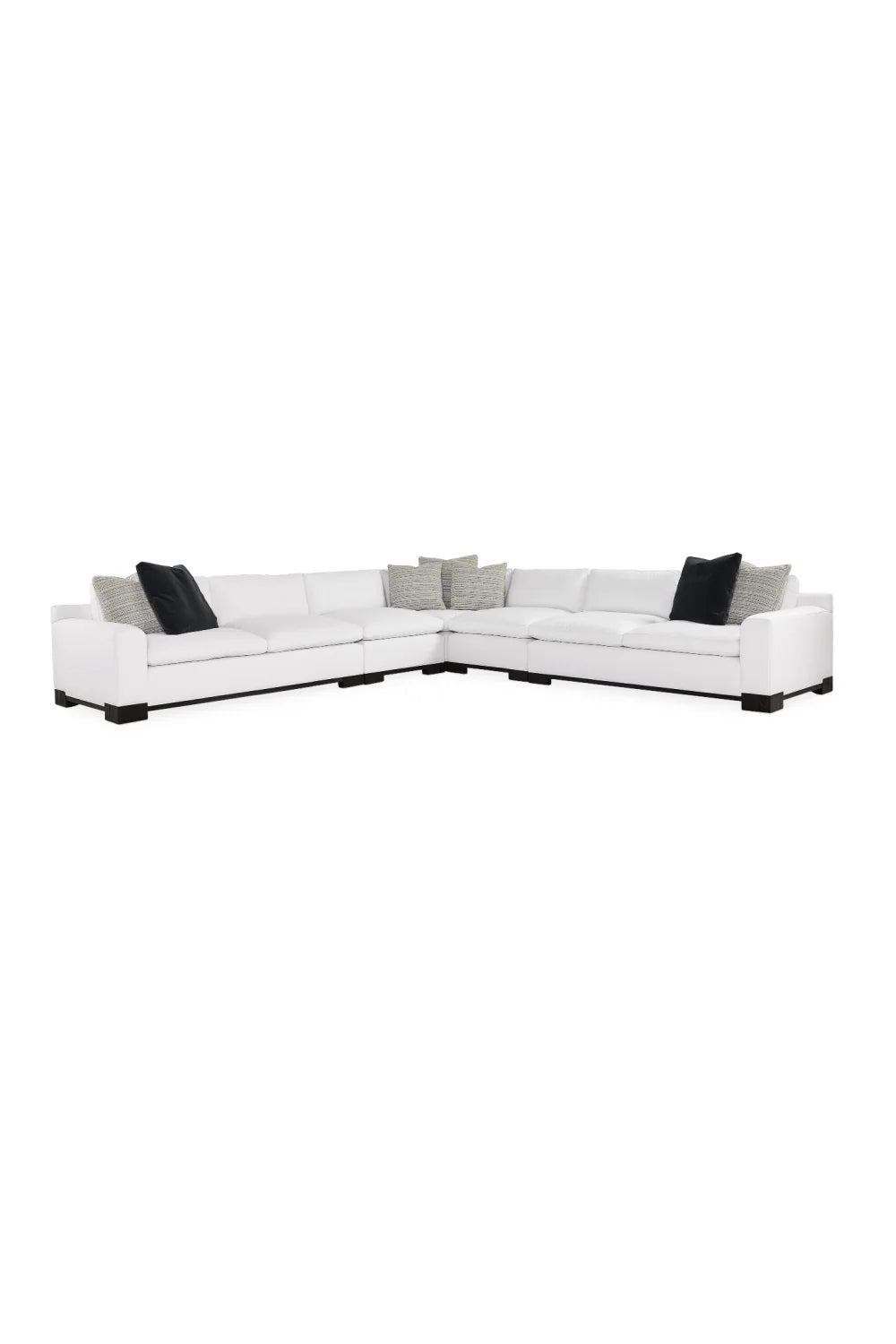 Luxury White Modular Sectional Sofa Modern Italian Style for Villa