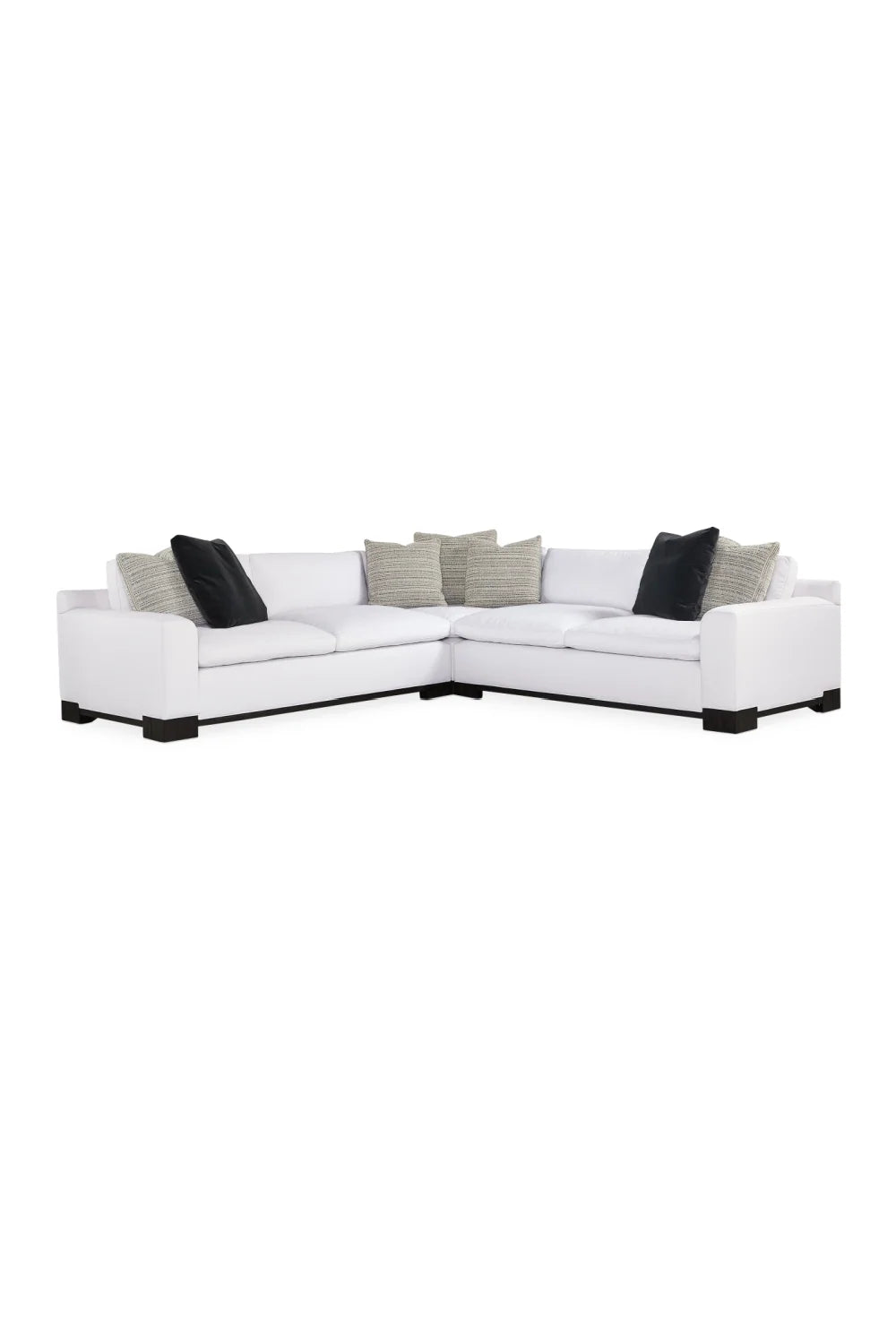 Luxury White Modular Sectional Sofa Modern Italian Style for Villa