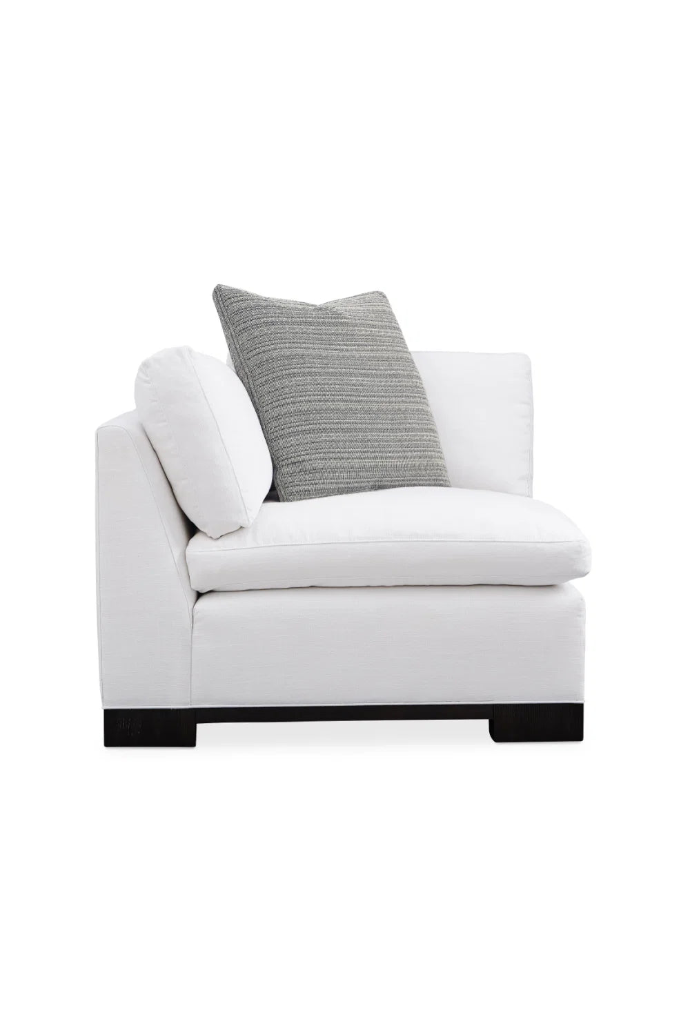 Luxury White Modular Sectional Sofa Modern Italian Style for Villa