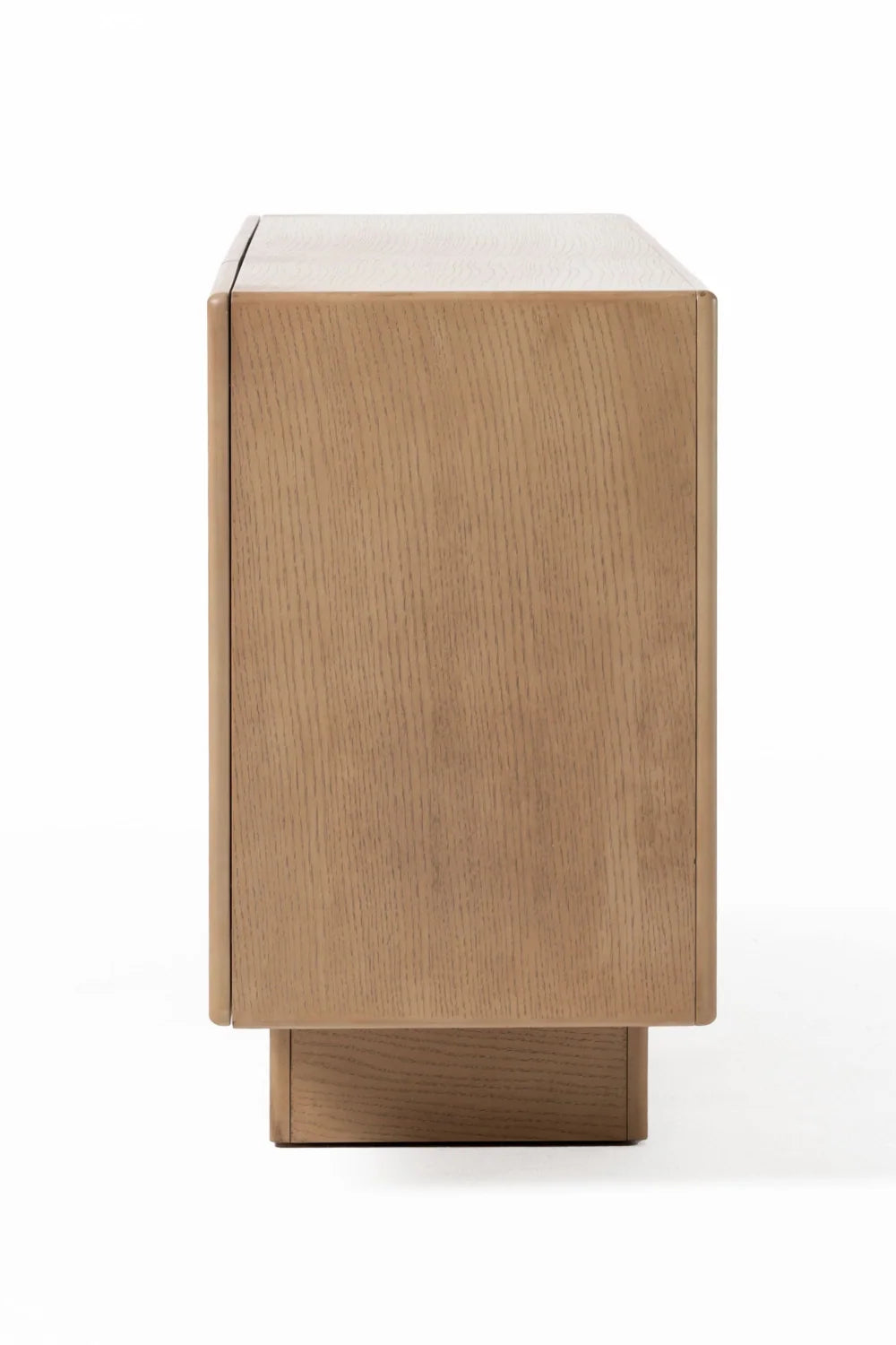 Luxury White Oak 3-Door Sideboard European Style for Villa