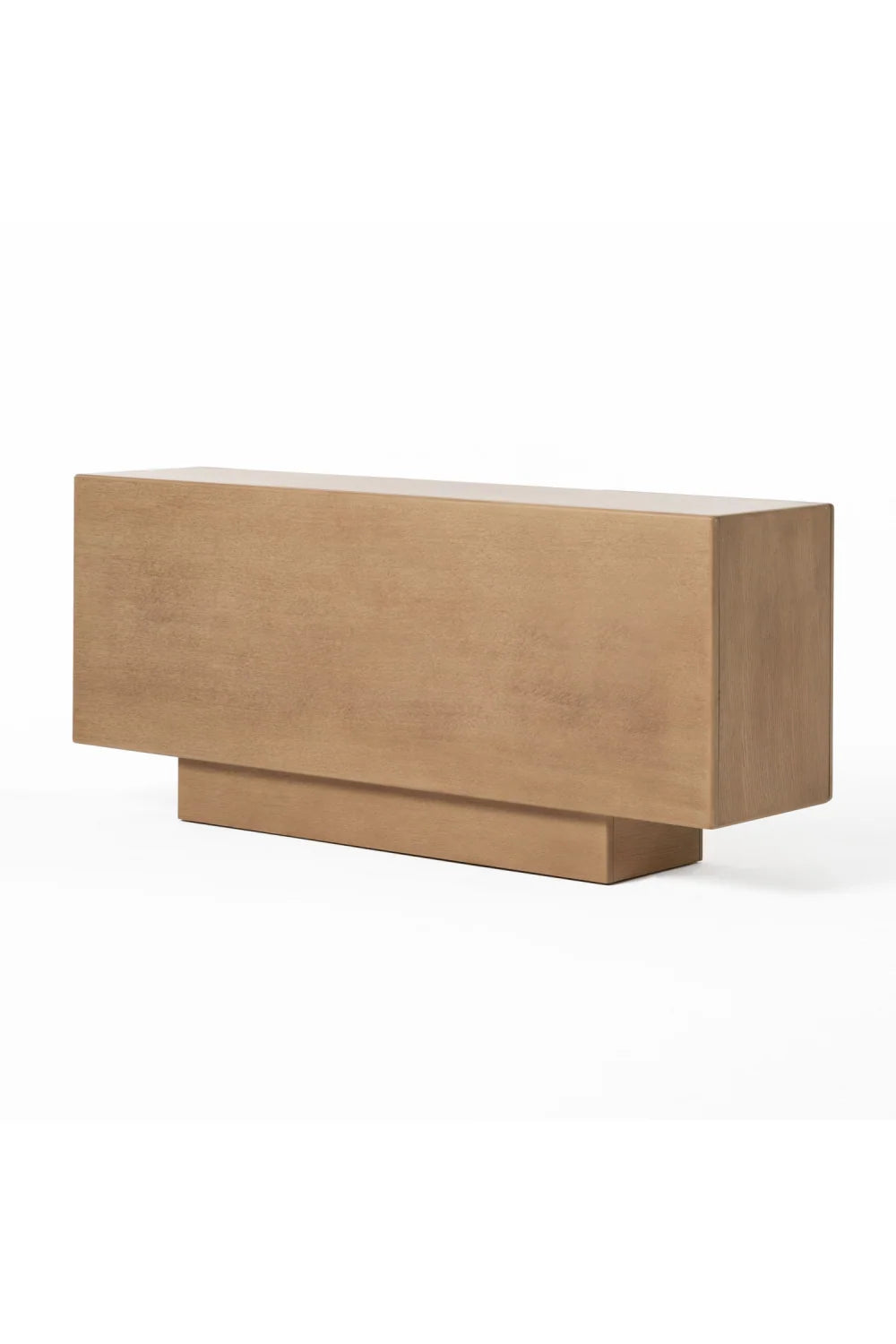 Luxury White Oak 3-Door Sideboard European Style for Villa