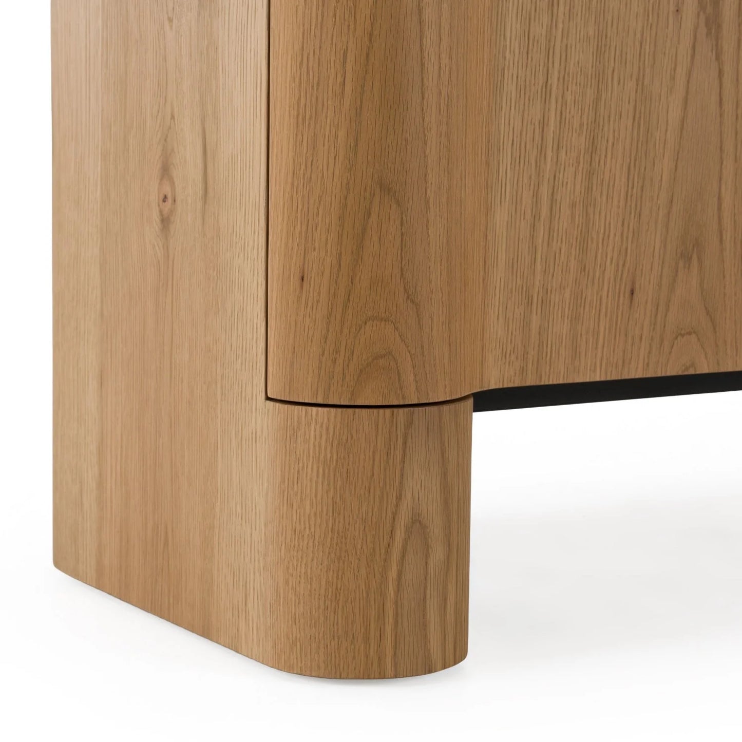 Luxury White Oak 4-Door Sideboard European Style for Villa