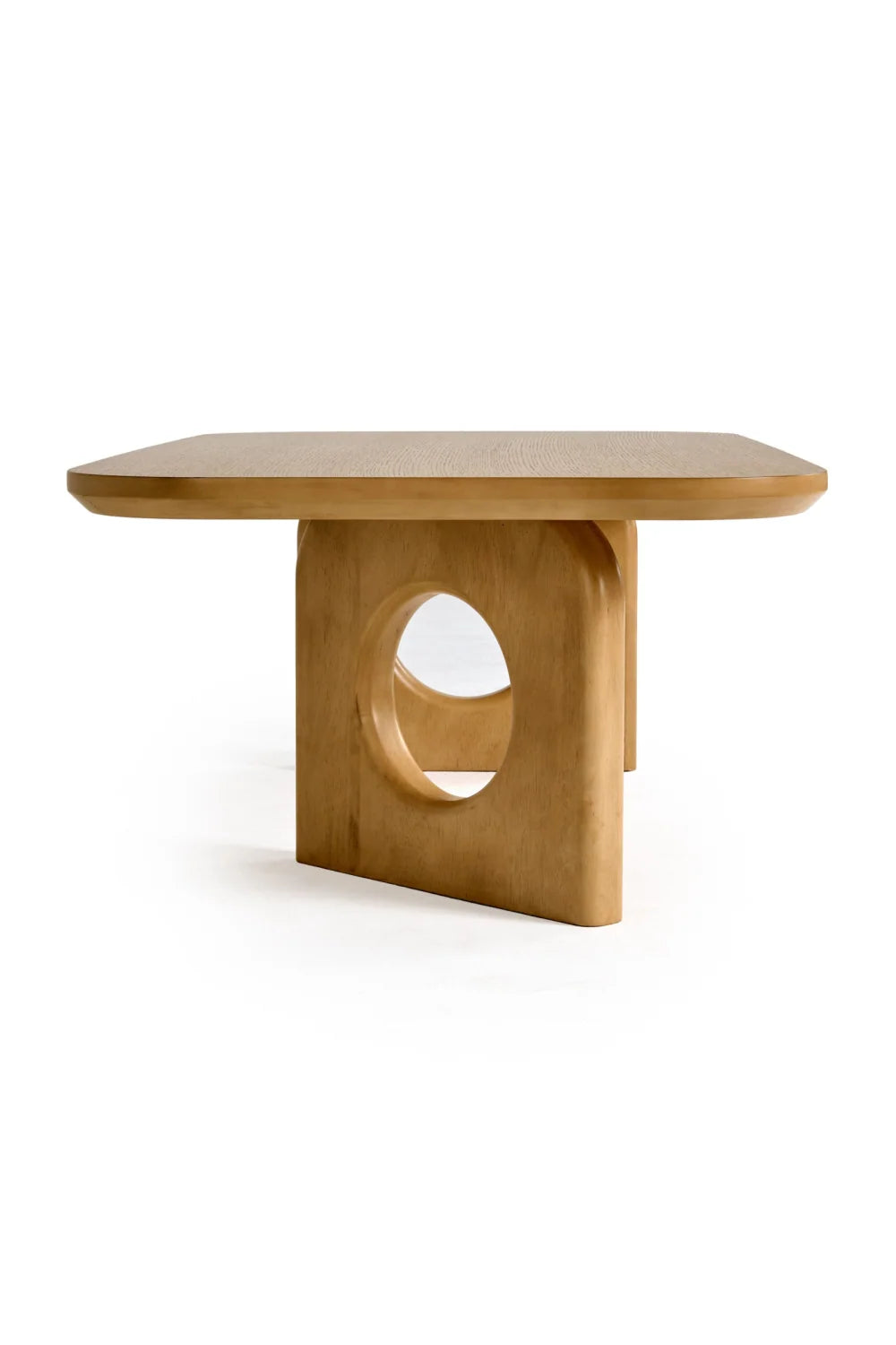 Luxury White Oak Coffee Table Modern Italian Style for Villa