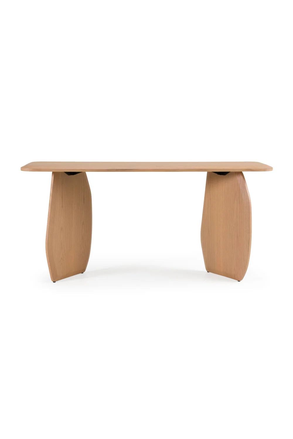 Luxury White Oak Console Table Modern Italian Style for Villa