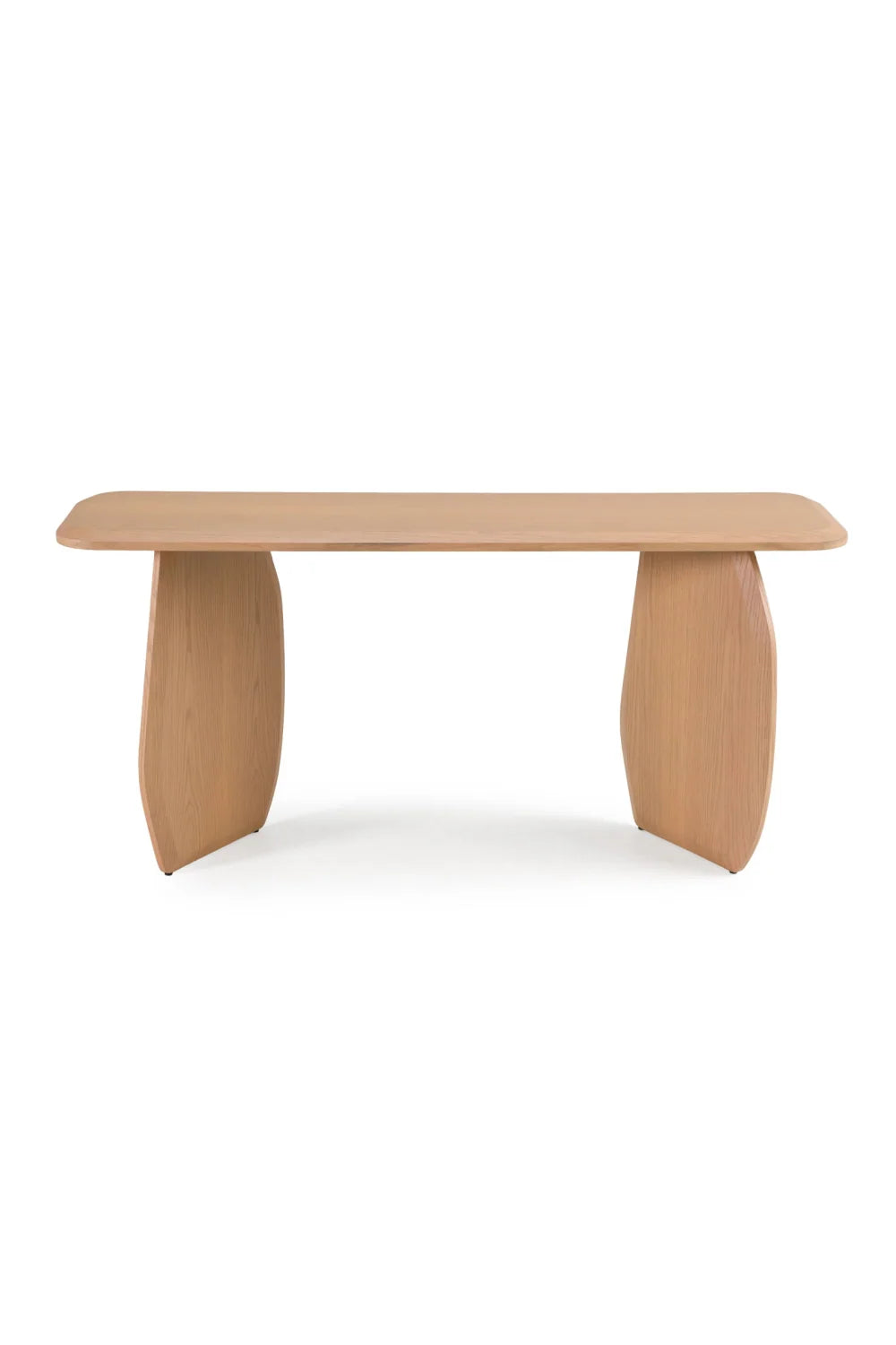 Luxury White Oak Console Table Modern Italian Style for Villa