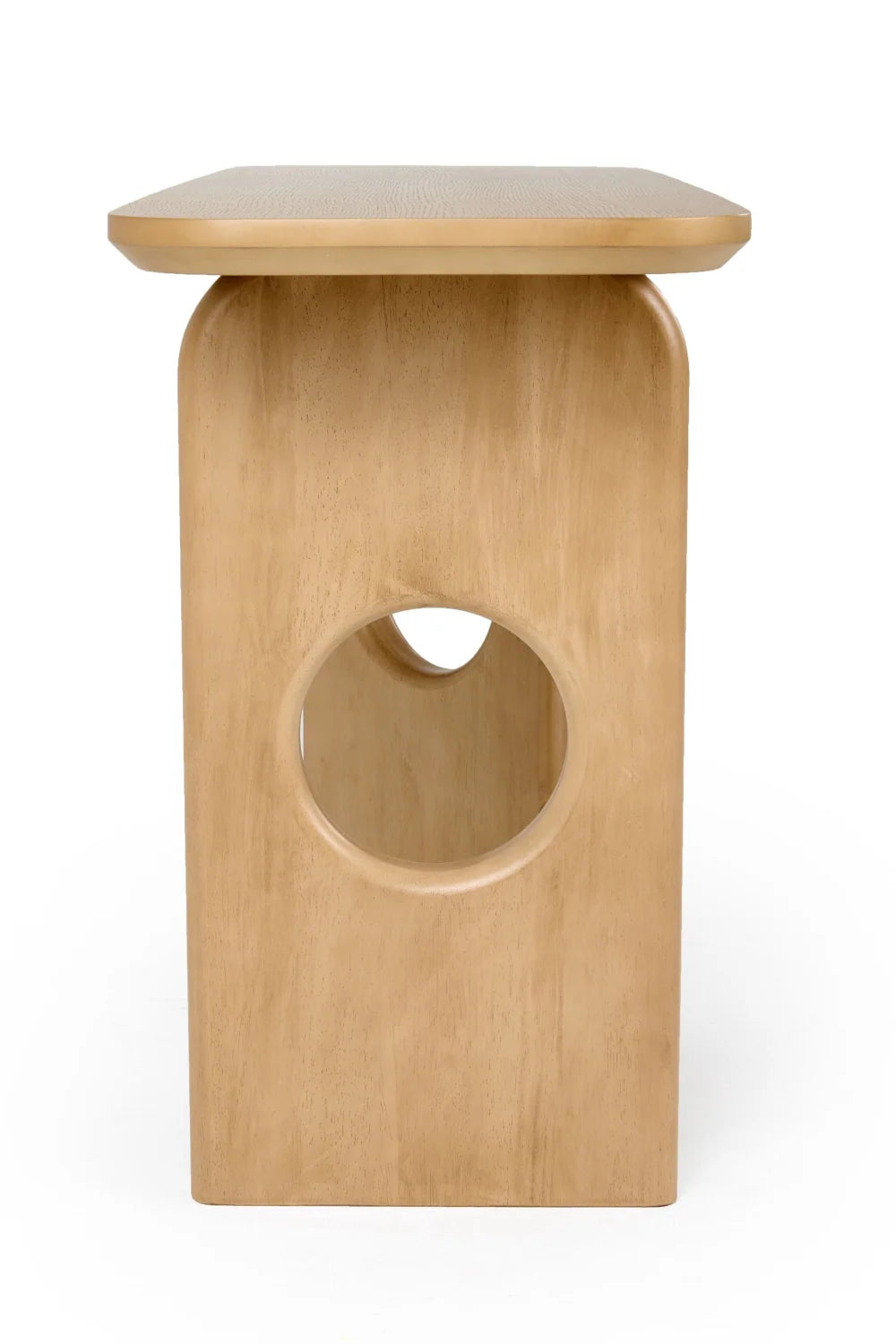 Luxury White Oak Console Table Modern Italian Style for Villa