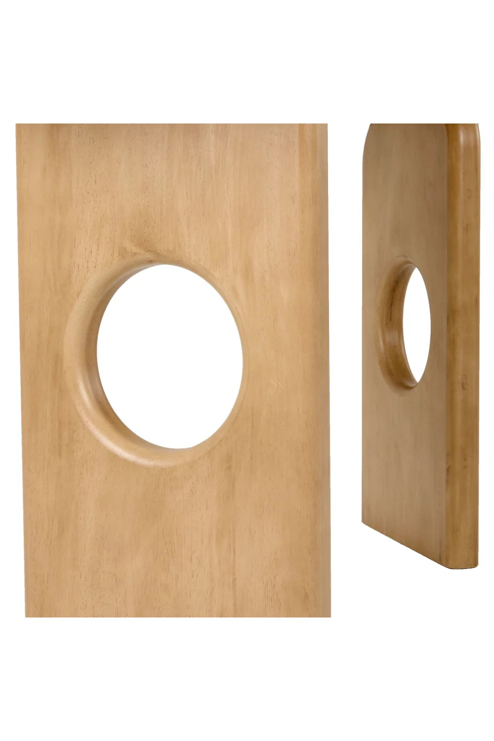 Luxury White Oak Console Table Modern Italian Style for Villa