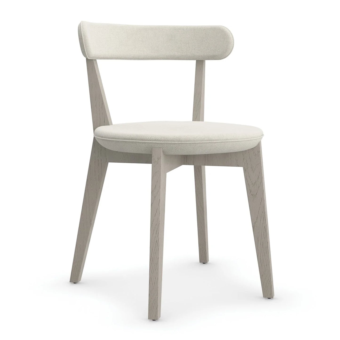 Luxury White Oak Modern Dining Chair European Style for Villa