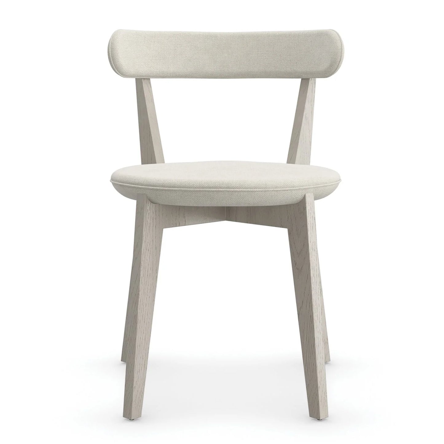 Luxury White Oak Modern Dining Chair European Style for Villa