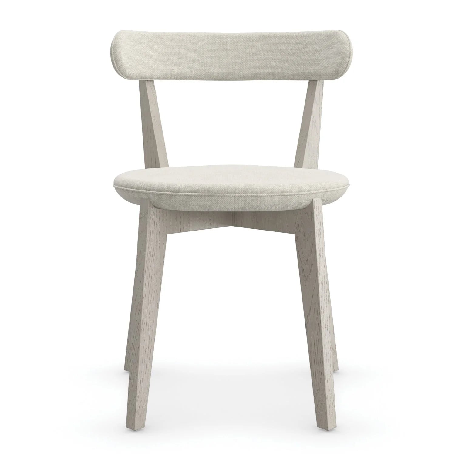 Luxury White Oak Modern Dining Chair European Style for Villa