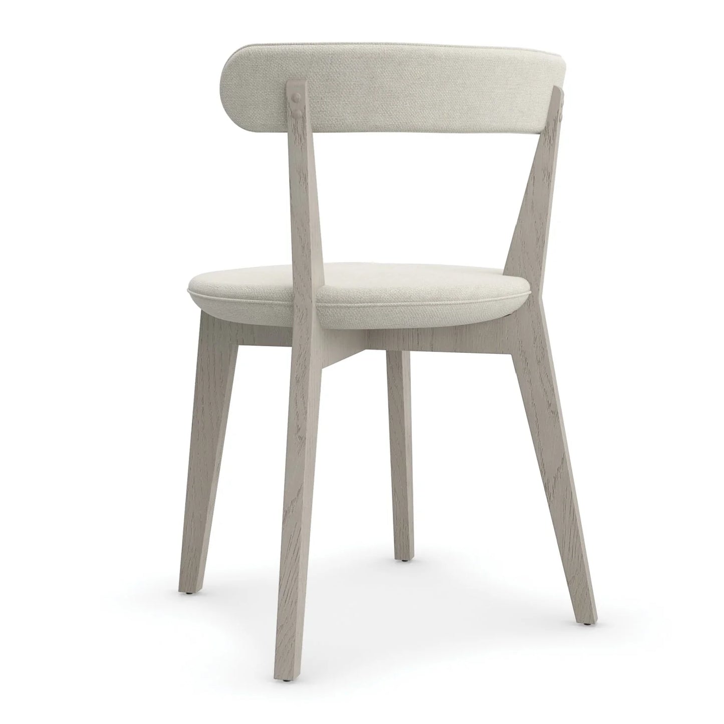 Luxury White Oak Modern Dining Chair European Style for Villa