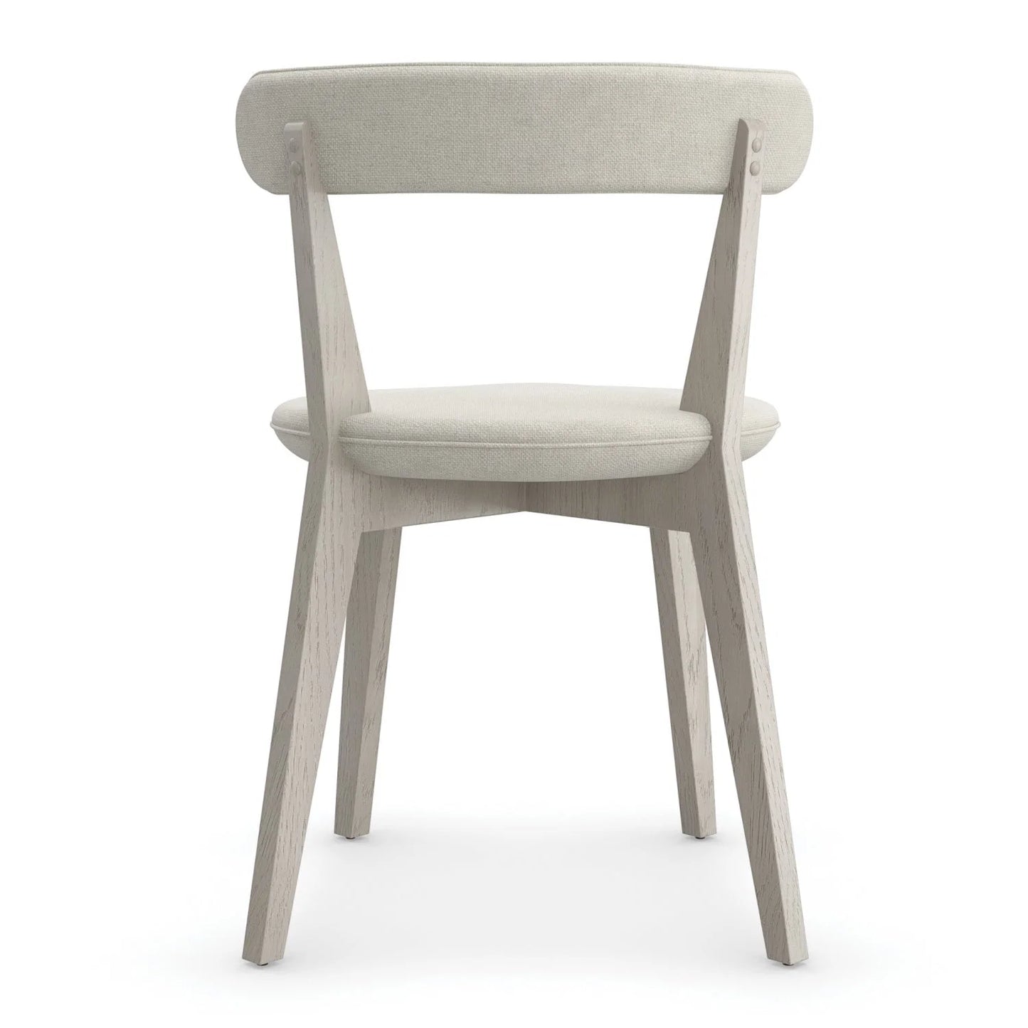 Luxury White Oak Modern Dining Chair European Style for Villa