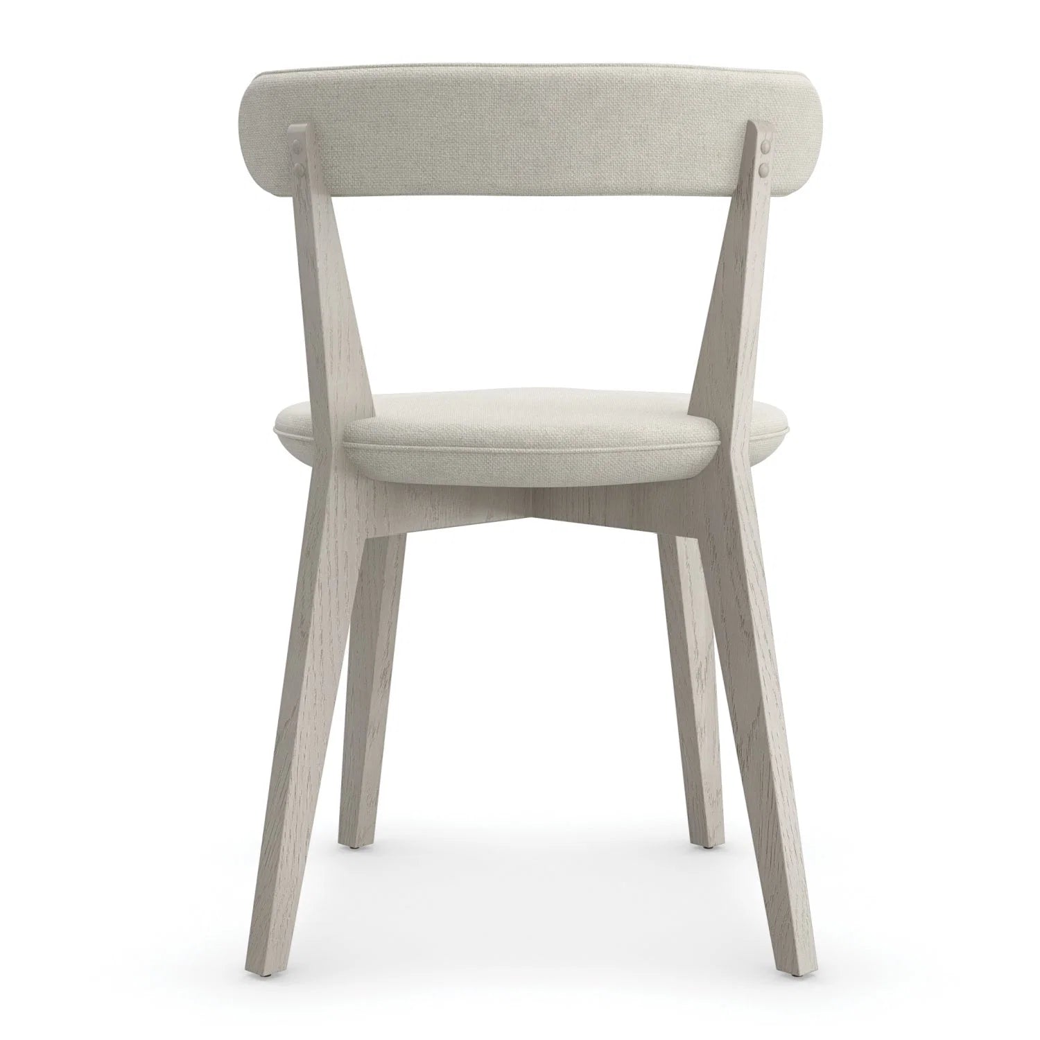 Luxury White Oak Modern Dining Chair European Style for Villa