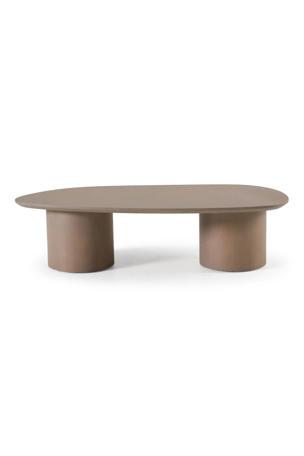 Luxury White Oak Nesting Coffee Table Modern Italian Style for Villa