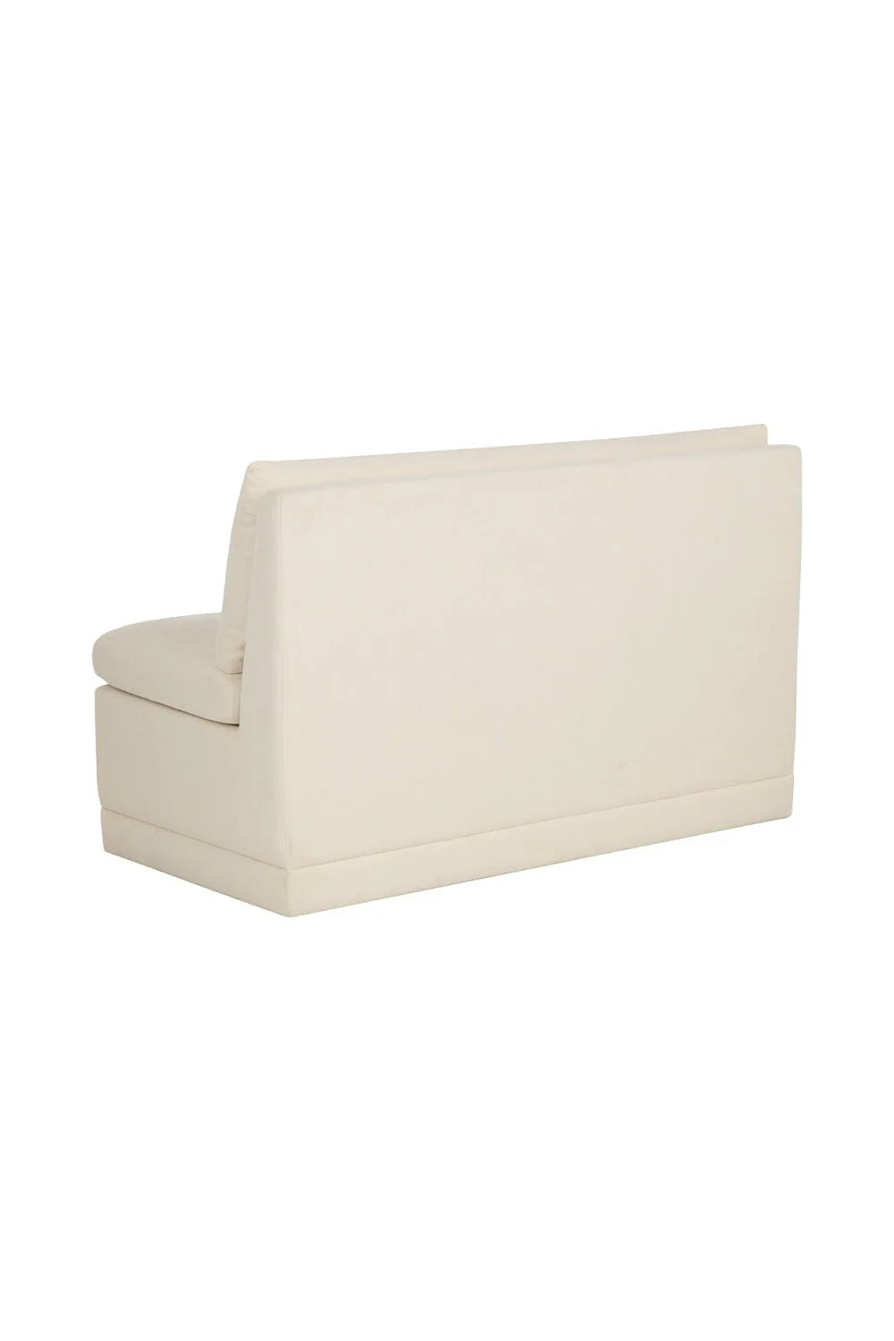 Luxury White Rectangular Banquette European Style for Villa