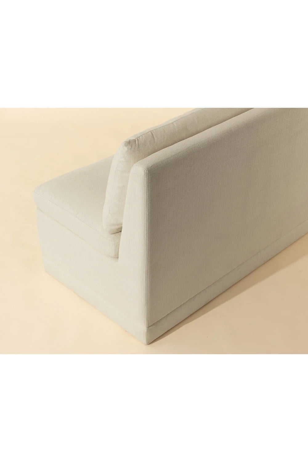 Luxury White Rectangular Banquette European Style for Villa