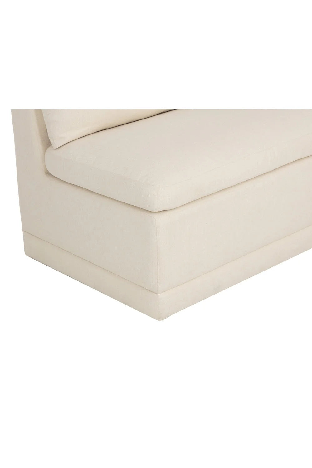 Luxury White Rectangular Banquette European Style for Villa