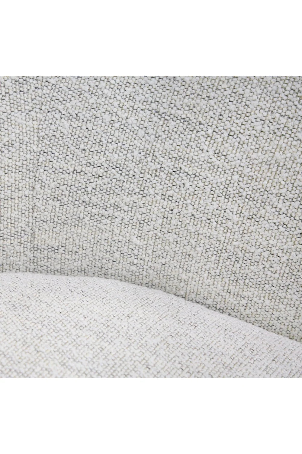 Luxury White Round-Back Sofa Modern Italian Style for Villa