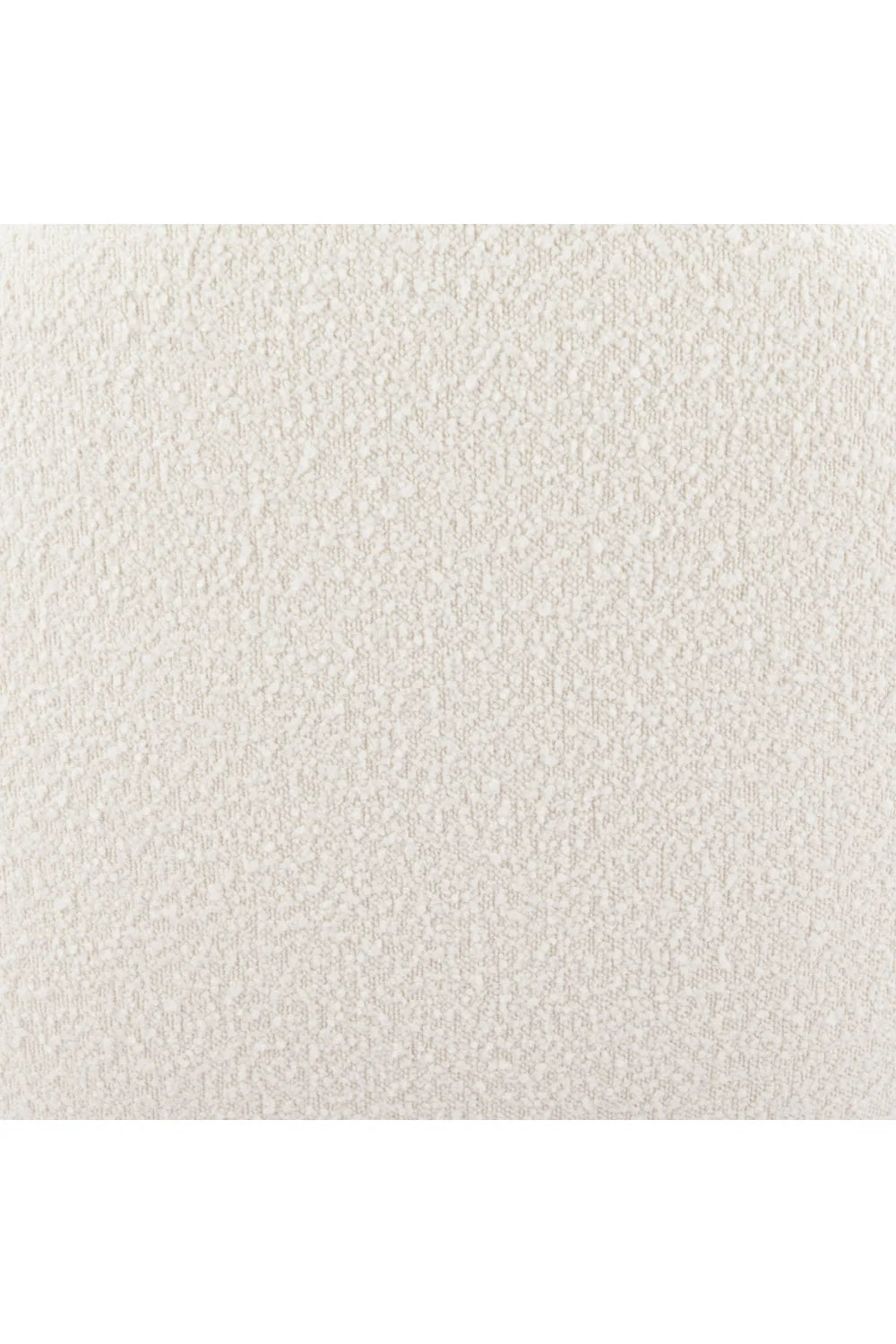 Luxury White Shearling Swivel Armchair Modern Italian Style for Villa