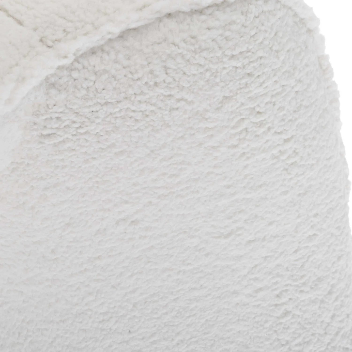 Luxury White Sheepskin Swivel Accent Chair European Style for Villa